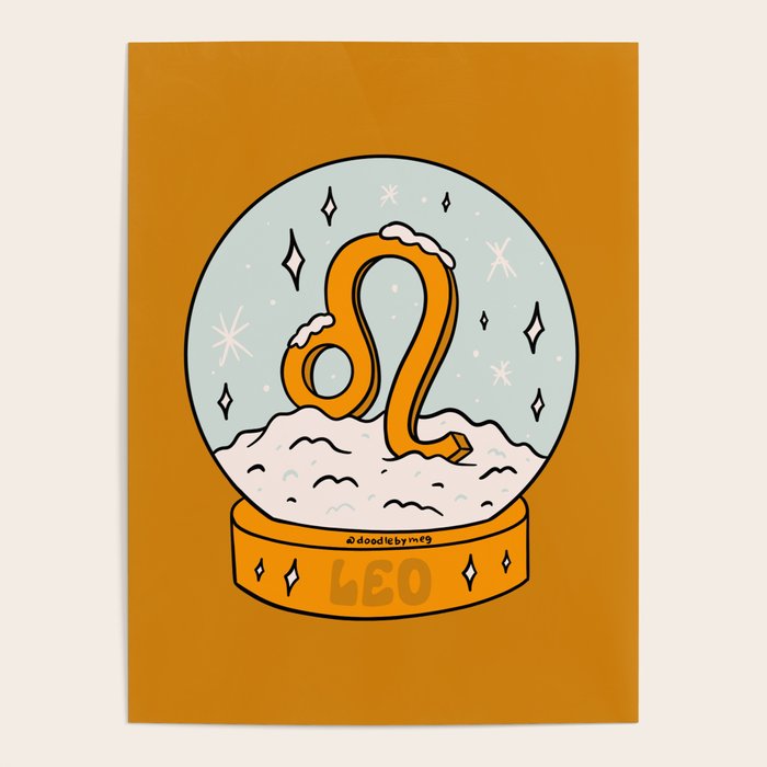 Leo Snow Globe Poster Gallery Image 4