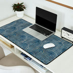 Art Deco Striped Arches Desk Mat Gallery Image 2