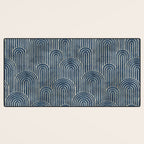 Art Deco Striped Arches Desk Mat Gallery Image 3