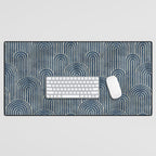 Art Deco Striped Arches Desk Mat Gallery Image 1
