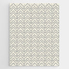 Navy Blue and White Chevron Geometric Pattern Jigsaw Puzzle Gallery Image 1