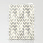 Navy Blue and White Chevron Geometric Pattern Stationery Card Gallery Image 2