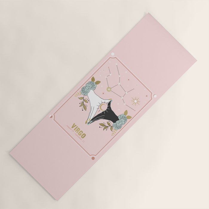 Virgo Zodiac Series Yoga Mat Gallery Image 1