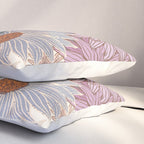 Monarch Butterfly and Wildflowers - Cream Pillow Sham Gallery Image 3