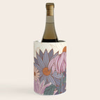 Monarch Butterfly and Wildflowers - Cream Wine Chiller Gallery Image 2