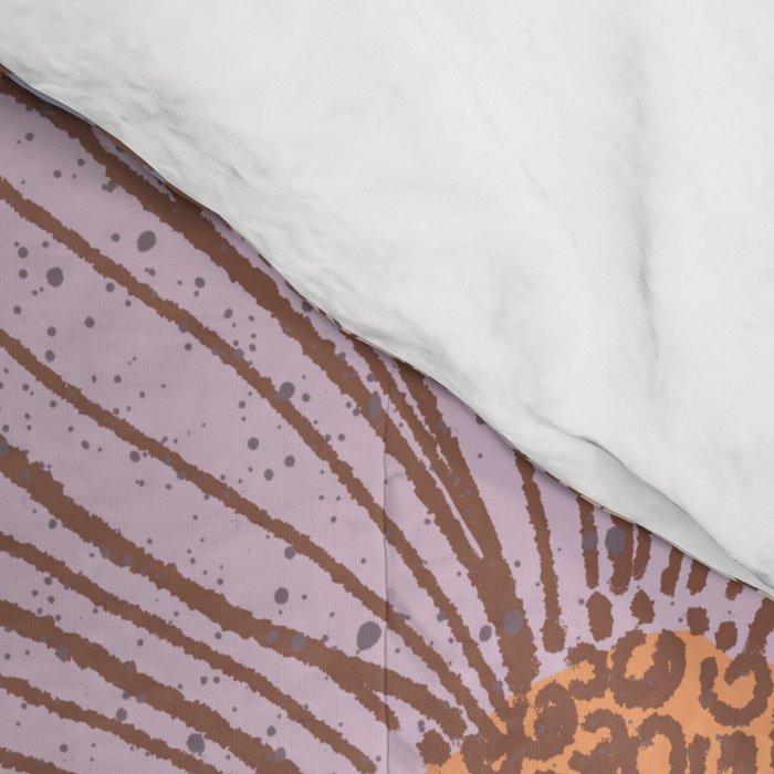 Monarch Butterfly and Wildflowers - Cream Comforter Gallery Image 4