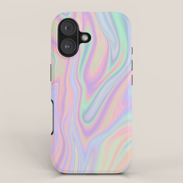 Liquid Colorful Abstract Rainbow Paint iPhone Case Gallery Image 1