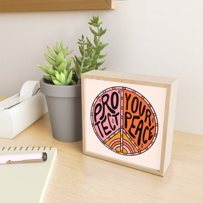 Protect Your Peace Mini Art Print Gallery Image 2