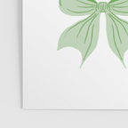 Elegant Light Green Bow Pattern A Classic and Stylish Design for Any Occasion Poster Gallery Image 3