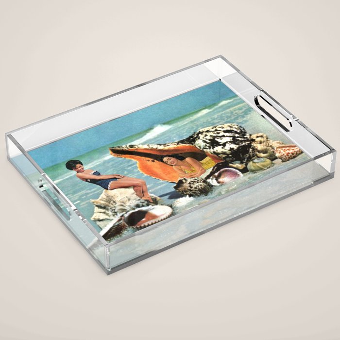 Greetings from Seashells! Acrylic Tray Gallery Image 1