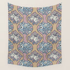 Antique Floral Beauty Wall Tapestry Gallery Image 4