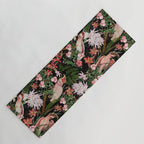 Vintage & Shabby Chic - Botanical Tropical Night Pattern  Yoga Mat Gallery Image 1