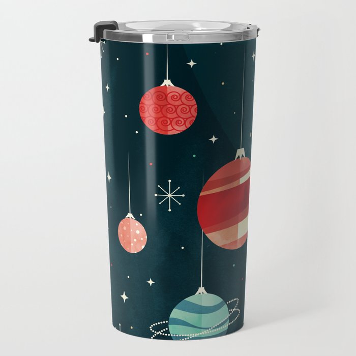 Joy to the Universe (in Teal) Travel Mug Gallery Image 3