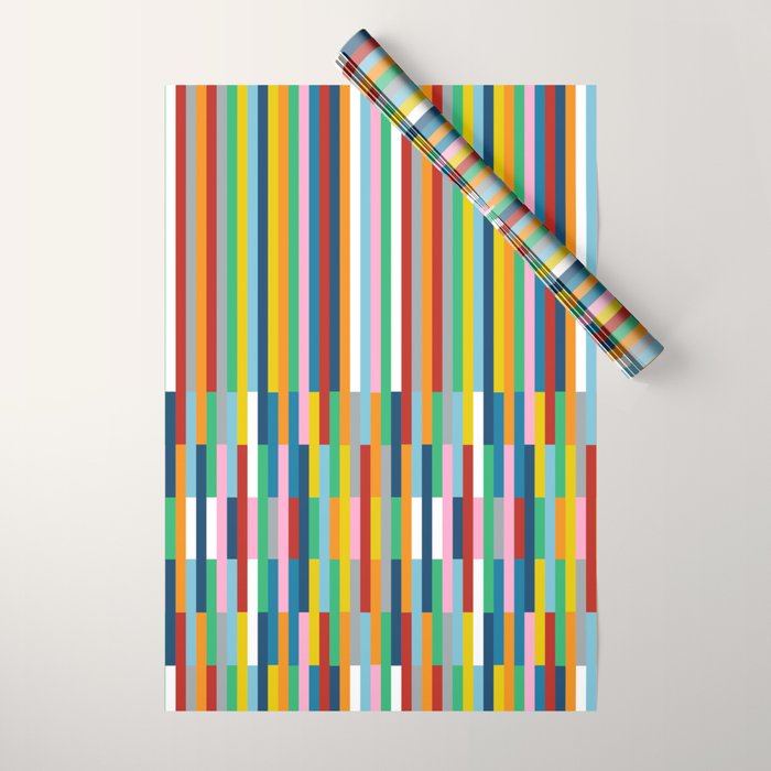 Brick Columns Wrapping Paper