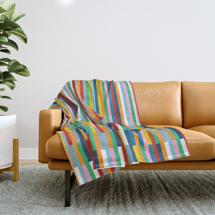 Brick Columns Throw Blanket Gallery Image 1