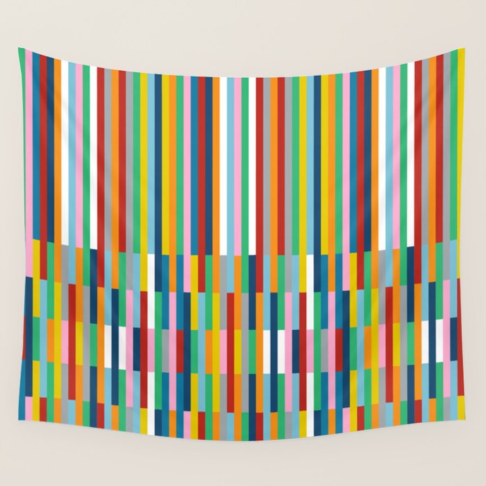 Brick Columns Wall Tapestry Gallery Image 1