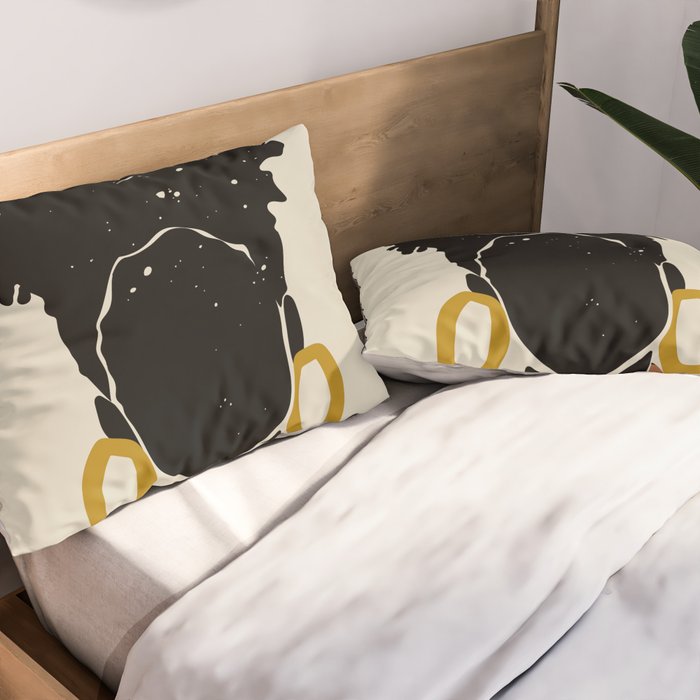 Black Hair No. 14 Pillow Sham Gallery Image 2