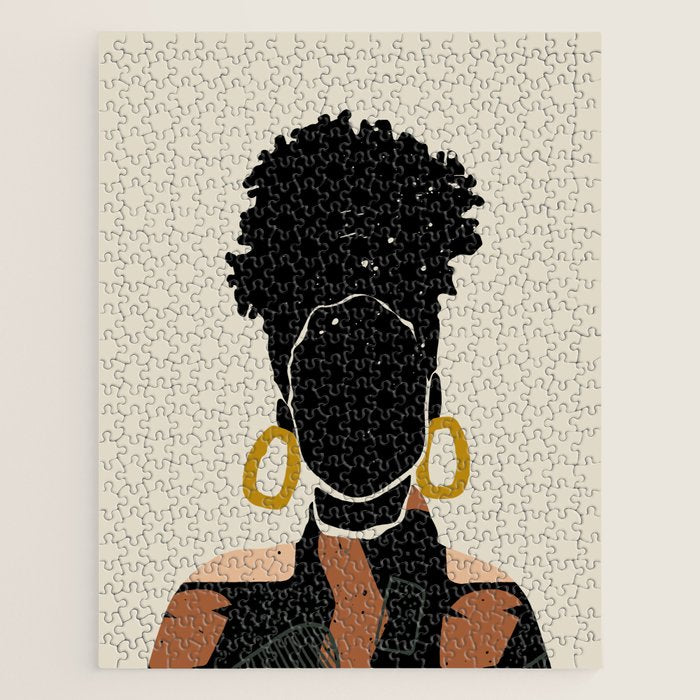Black Hair No. 14 Jigsaw Puzzle Gallery Image 1