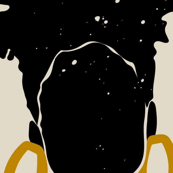 Black Hair No. 14 Coffee Mug Gallery Image 2
