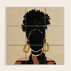 Black Hair No. 14 Wood Wall Art Gallery Image 1