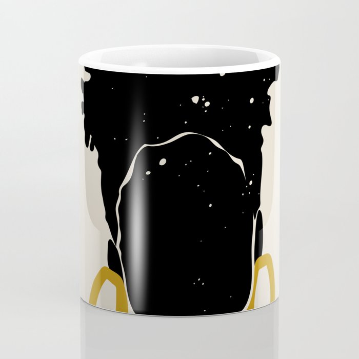 Black Hair No. 14 Coffee Mug Gallery Image 4