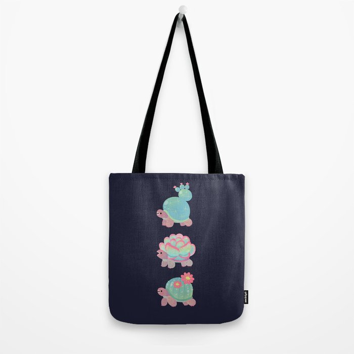 Cactus tortoise Tote Bag Gallery Image 2