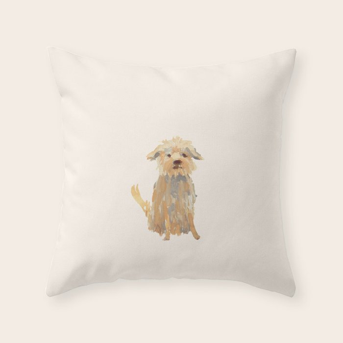 A dog called Jazz Throw Pillow