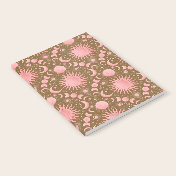 Dusty Pink Boho Celestial Notebook Gallery Image 2