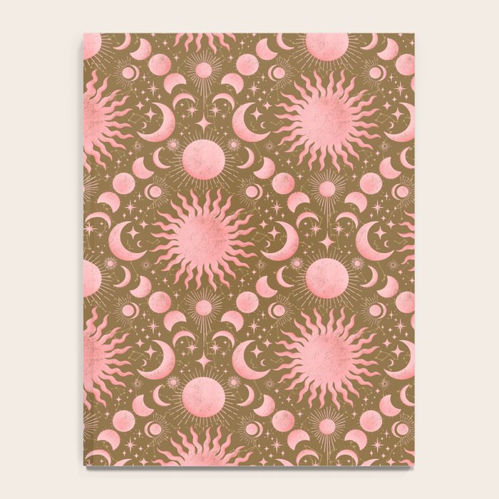 Dusty Pink Boho Celestial Notebook Gallery Image 4