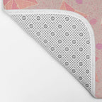 Origami Fortune Teller in Pastel Pink Bath Mat Gallery Image 2