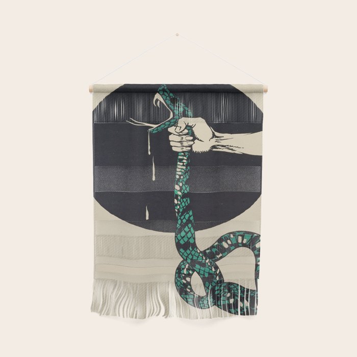 The strangling of a poisonous snake, representing the crushing colour lithograph G. Dorival 1918 Wall Hanging Gallery Image 1