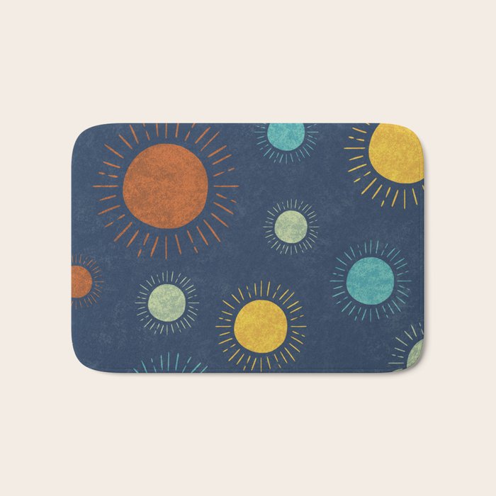 Blue Desert Sun Bath Mat Gallery Image 1
