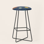 Blue Desert Sun Stool Gallery Image 1