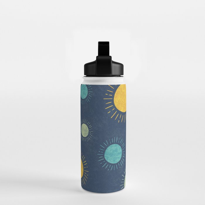 Blue Desert Sun Water Bottle Gallery Image 2