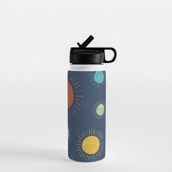 Blue Desert Sun Water Bottle Gallery Image 1
