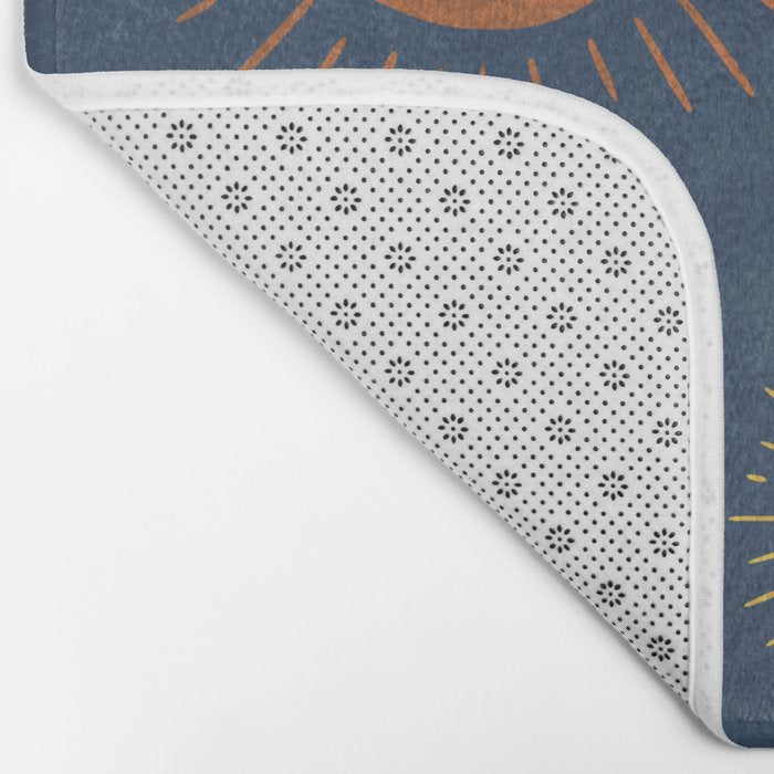 Blue Desert Sun Bath Mat Gallery Image 2