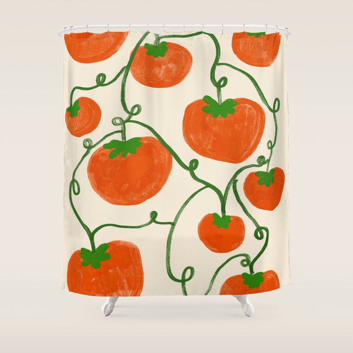 Tomatoes Shower Curtain Gallery Image 1