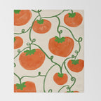 Tomatoes Throw Blanket Gallery Image 2