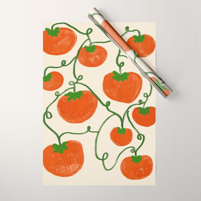 Tomatoes Wrapping Paper Gallery Image 1