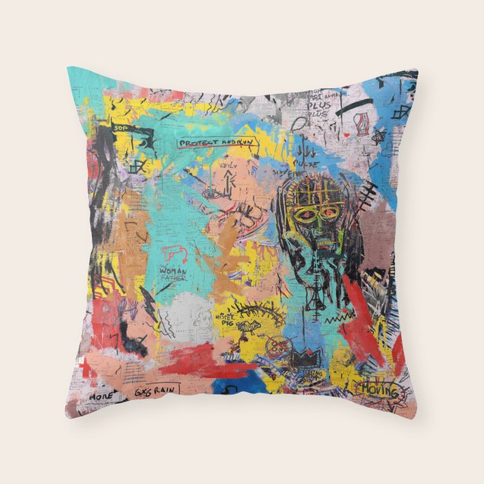 SAMO Throw Pillow Gallery Image 1