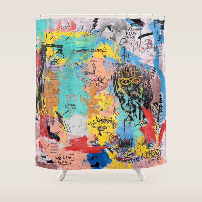 SAMO Shower Curtain Gallery Image 1