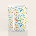 Fun colorful doodle art pattern Coffee Mug Gallery Image 4