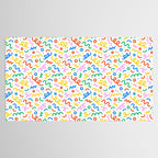 Fun colorful doodle art pattern Tablecloth Gallery Image 2