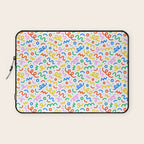 Fun colorful doodle art pattern Laptop Sleeve Gallery Image 1