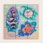 Mermaid's purse (shark egg) Wood Wall Art Gallery Image 1