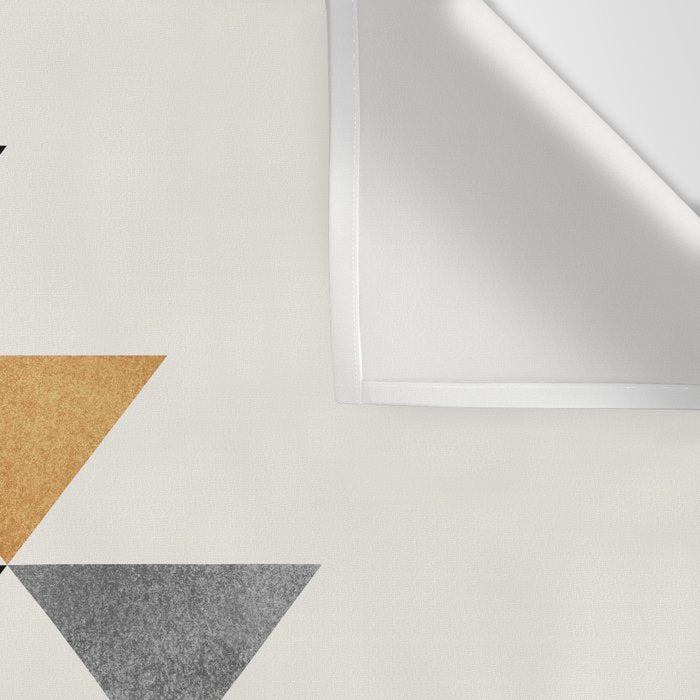 Aztec Graphic - Gold Gray Wall Tapestry Gallery Image 3