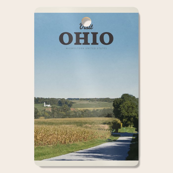Visit Ohio Cutting Board Gallery Image 1