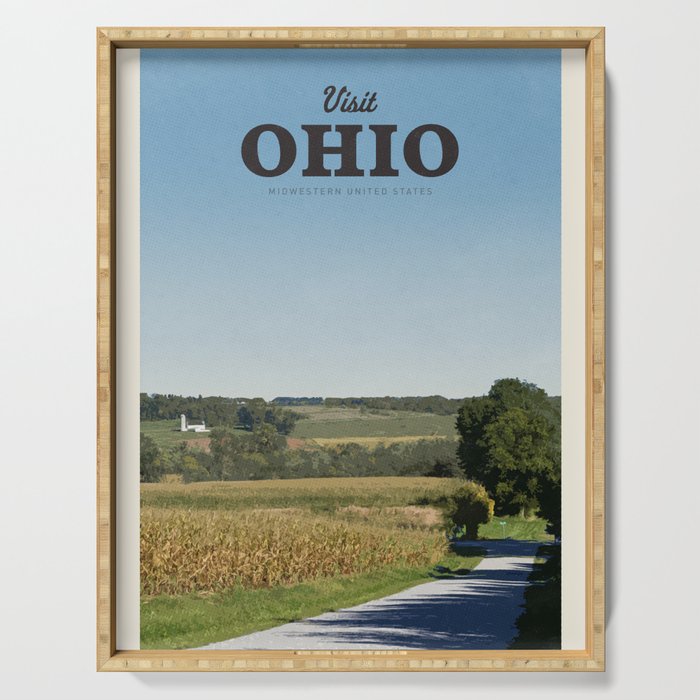 Visit Ohio Serving Tray Gallery Image 1