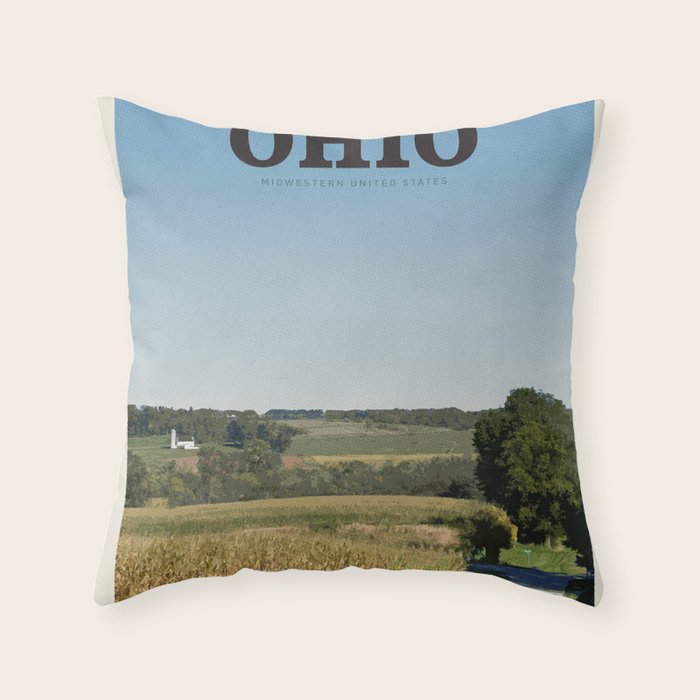 Visit Ohio Throw Pillow Gallery Image 6