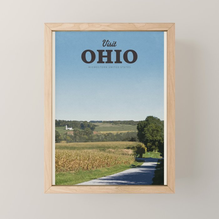 Visit Ohio Mini Art Print Gallery Image 1